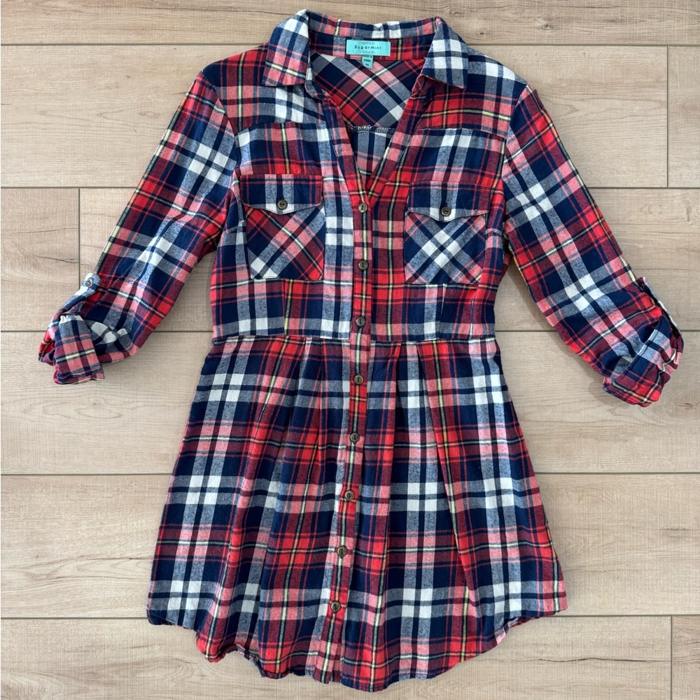 Dry Goods Plaid Dress